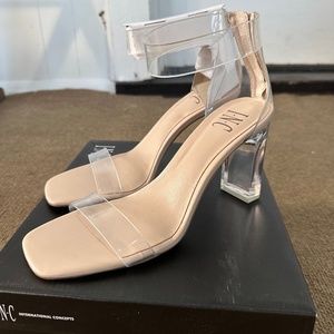 Inc Clear Heels